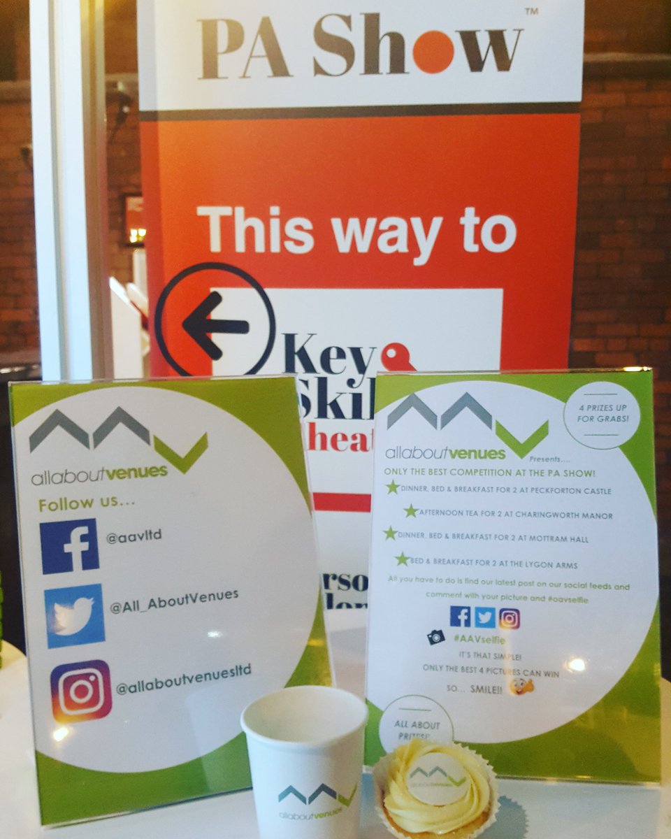Team AAV are all set and raring to go for day 2 of the PA Show! Please stop by for coffee &amp; cake and to be entered into our fantastic competition! ☕🍰🤞😁 <a href="/pashowuk/">PA Show</a> <a href="/ConfexNorth/">Confex North</a> @TheBaristaUK #coffeetime #cakes #CompetitionTime #eventprofs #PAShowMCR19 #AAVselfie #eventprofs