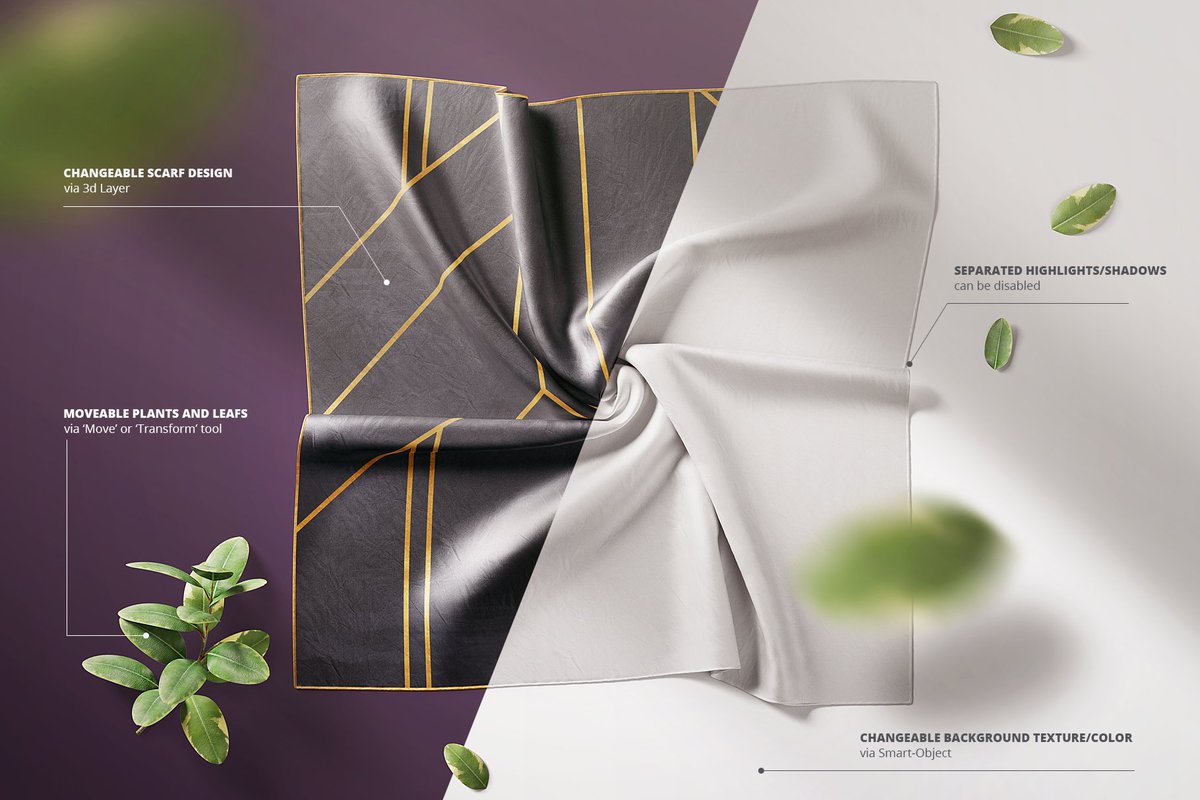 Download Ayashi On Twitter Check Out My New 3d Mockup Silk Square Scarf Mockup By Webandcat At Creative Market Https T Co Gwujl0gour