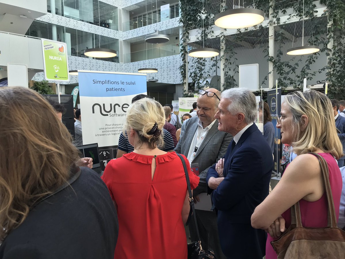 Ouverture officielle du #BordeauxTechDay, en présence de Patrick Bobet, Président de <a href="/BxMetro/">Bordeaux Métropole</a> 📣 
60 startups accompagnées par <a href="/Bdx_Technowest/">Bordeaux Technowest</a> s'exposent pour faire rayonner la Métropole 🔝
#MagneticBordeaux #innovation #attractivité