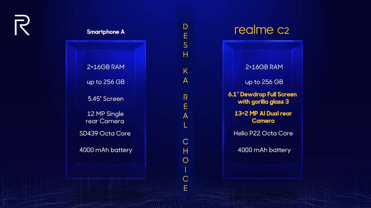 爭做低端機皇：Realme CEO 嘲諷 Redmi 7A 設計與規格過時，嘆氣 Realme C2 難有對手！ 1
