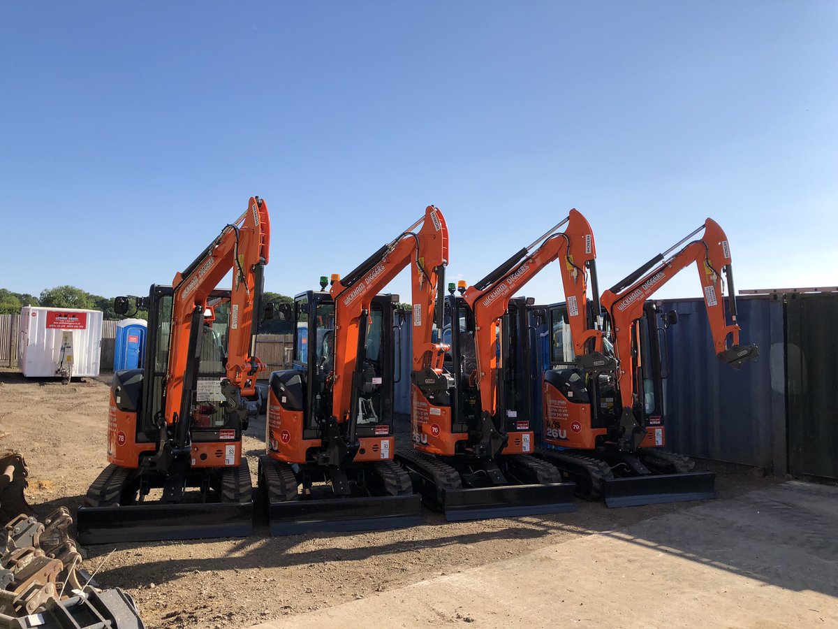 FIRST BATCH OF HITACHI ZX26U’s FOR NEW CUSTOMER💫
-
*
**Call/email our hire desk for all enquiries**
*
TEL: 01959540999
EMAIL: wickhamdiggers@gmail.com
-
-
-
#diggerhire #dumperhire #planthire #croydon #westwickham #westerham #bromley #london #hitachi #mecalac #excavators #dumper