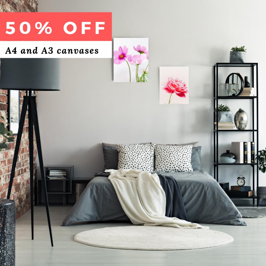 CHRISTMAS IN JULY! 🎅
50% off A4 and A3 canvases until 12 July. 
Use coupon code CANVASCRAZY when you checkout!
** Offer only applies to A4 and A3 sizes **