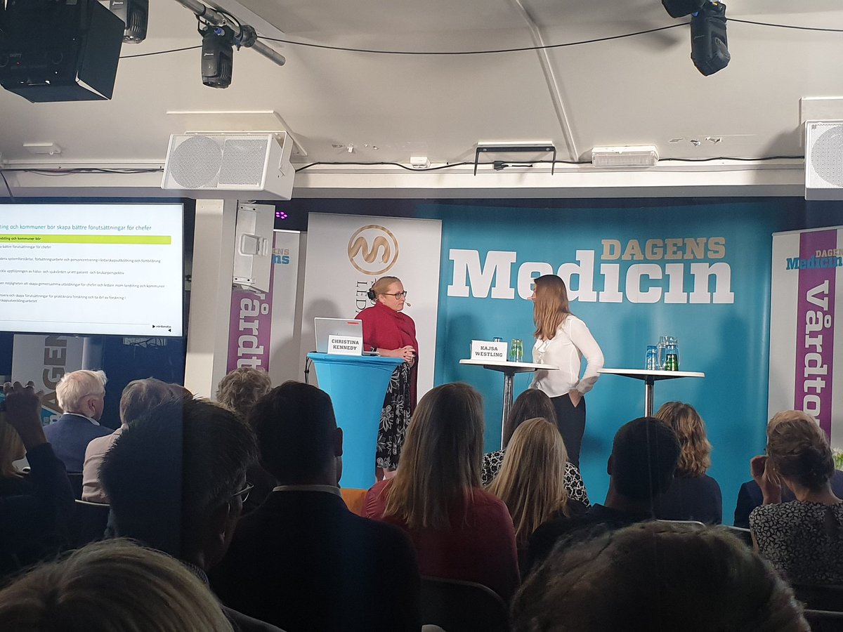 Stärkt kompetens i ledarskapet inom hälso- och sjukvården... något som bör ingå i grundutbildningarna också enligt en rapport från @vardanalys. Jag hade inte kunnat hålla med mer!