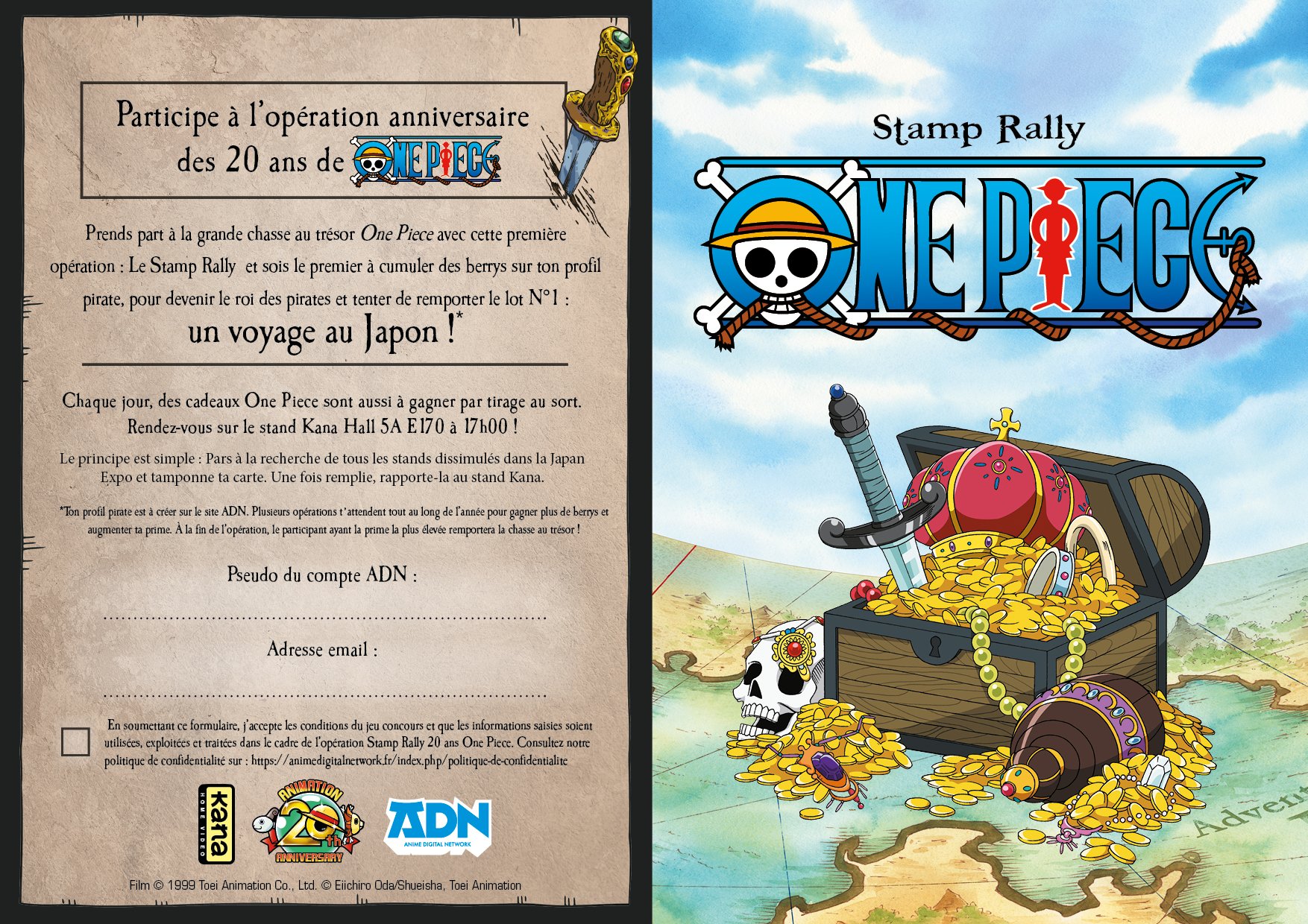 Carte Anniversaire One Piece A Imprimer Animation Digital Network on X: "#ADNJE2019 À l'occasion de @JapanExpo, ADN et ses partenaires organisent un Stamp Rally autour de #OnePiece ! Trouvez les 9 tampons spéciaux One Piece pour tenter de