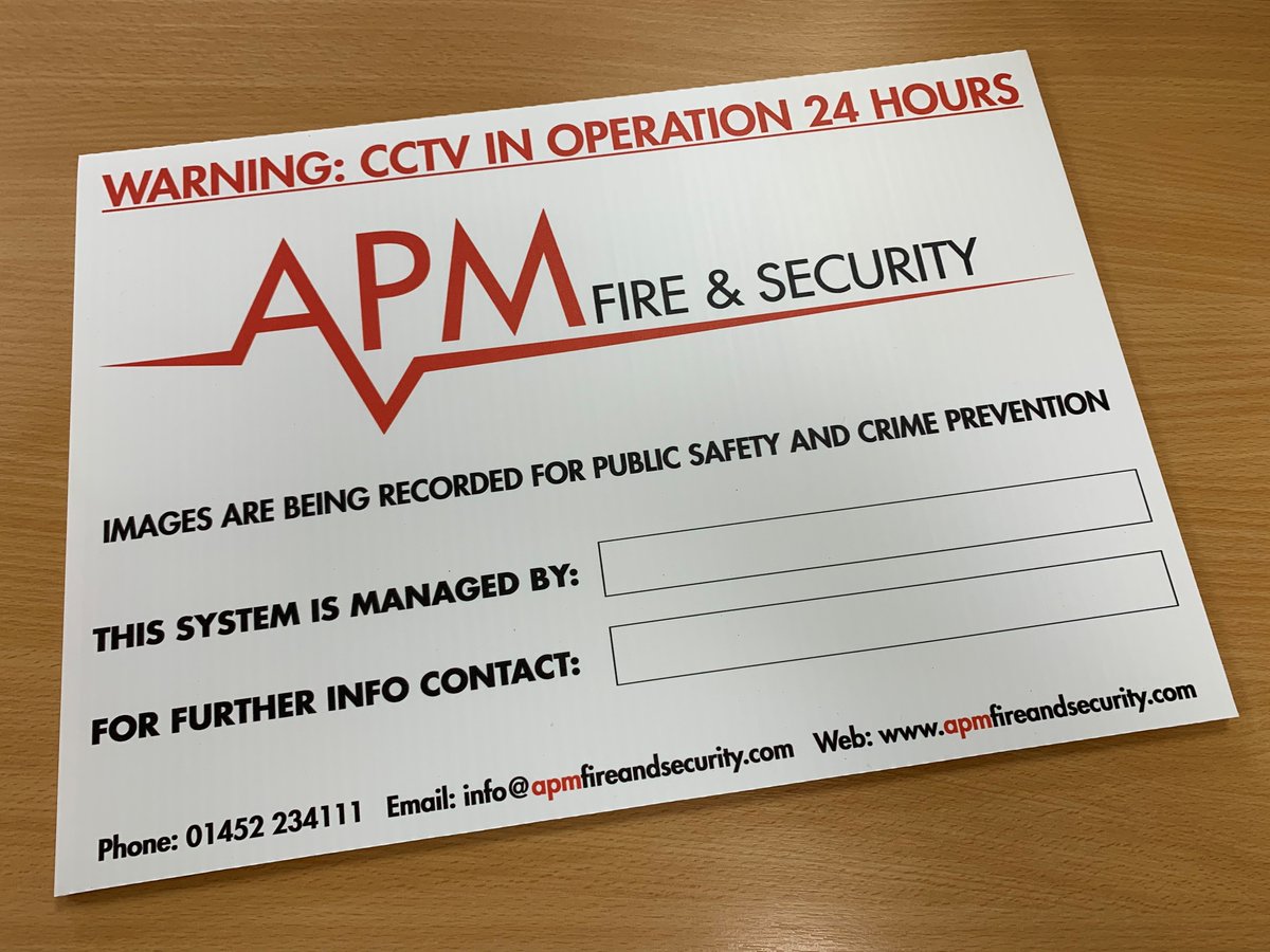 APM Fire & Security (@apmfiresecurity) on Twitter photo Our latest stock of CCTV warning signs has arrived from our new supplier <a href="/smartcommsglos/">Tony Bowden - Glos ☎</a> - Thank you for turning this around quickly and at a great price! If you'd like your very own warning signs, contact us and ask about our competitive CCTV systems #cctv #cctvgloucestershire Our latest stock of CCTV warning signs has arrived from our new supplier <a href="/smartcommsglos/">Tony Bowden - Glos ☎</a> - Thank you for turning this around quickly and at a great price! If you'd like your very own warning signs, contact us and ask about our competitive CCTV systems #cctv #cctvgloucestershire