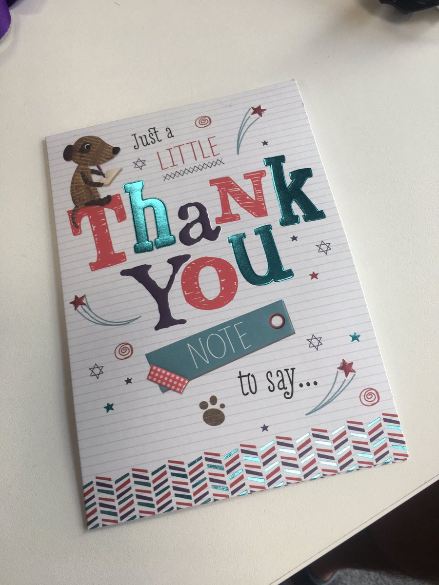 Ongo_PaulG's tweet photo. Always nice when a tenant who has been significantly wronged by something out of theirs and our control goes out of their way to send you one of these to thank you for helping them be made right. One of the upsides of the job for sure #thankyou #tenants #whatwedo @ongoUK https://t.co/XQNCfiIkXl