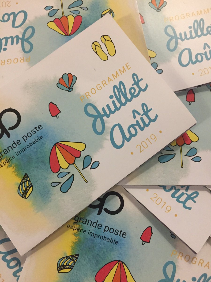 PosteGrande's tweet image. Les programmes de cet été sont arrivés ! ☀️☀️ 
Découvrez toute notre programmation &amp;gt;&amp;gt;&amp;gt; lagrandeposte.com !
