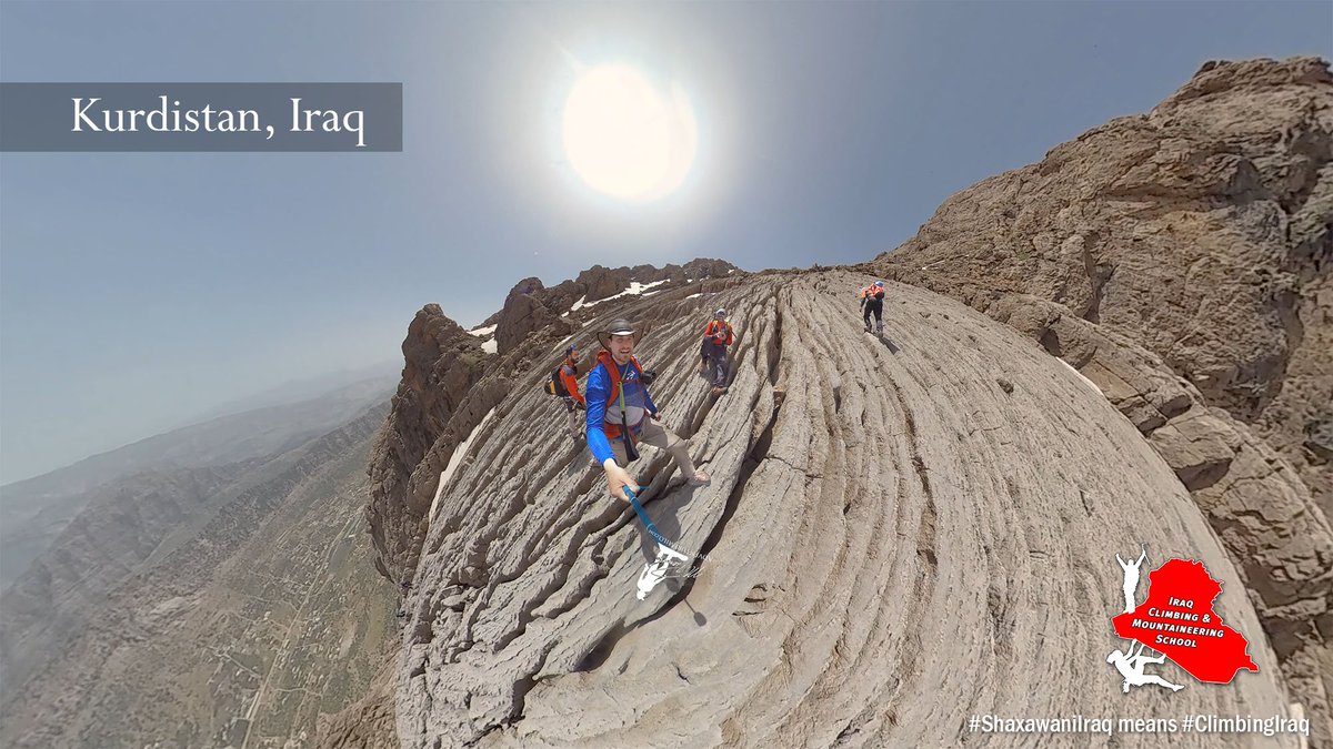 AdventureMilo's tweet photo. Working with an incredible group of Kurdistan climbers; the first generation of professional mountain climbers in Iraq, establishing the first climbing and outdoor education school in the country's history!

VISIT: https://t.co/1Nqim7qfeB 🤠

#ShaxawaniIraq means #ClimbingIraq https://t.co/8i5d77LmaW