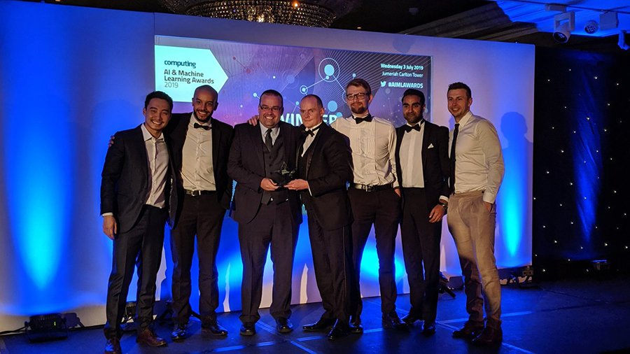 Syn_Sol's tweet photo. Delighted to announce that we have been awarded AI/ML Team of the Year at the #AIMLAWARDS. The team has been recognised for addressing multiple business problems through the use of AI and Machine Learning such as fraud prevention and operational strategies. https://t.co/qwIxN7gK0X