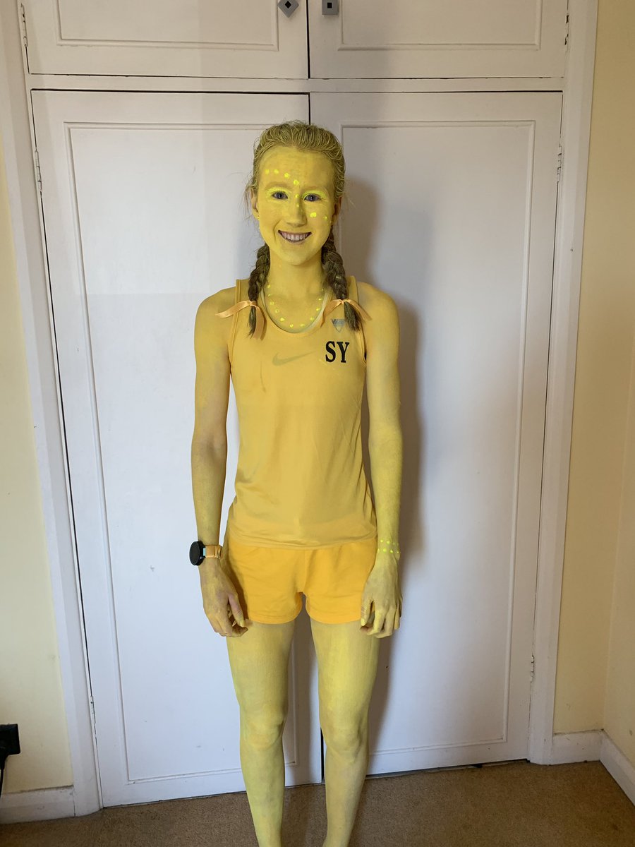 Great to know the days of full body painting my children are not quite over yet! #sportsday2019 #davids @dunottarsport