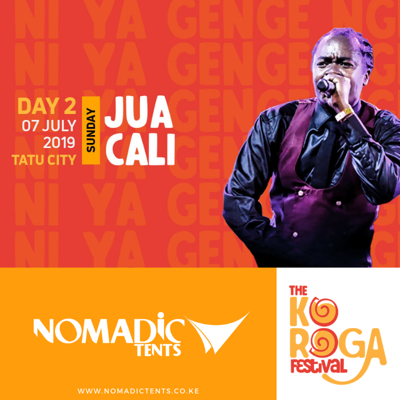 NomadicTentsLtd's tweet photo. The original "Baba Yao", @juacaliGenge, will be live on stage at The @KorogaFestival. Proudly co-sponsored by Nomadic Tents. #KorogaFestival @Tatu City https://t.co/5tgWbO0aU5
