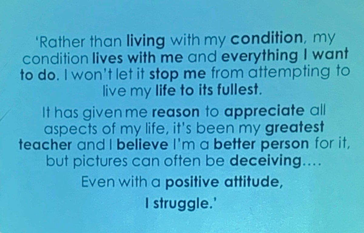 LisWarren's tweet image. @T1Hurdles ‘Even with a very positive attitude, I struggle, esp when moving from paediatrics to adult services’ #T1ED