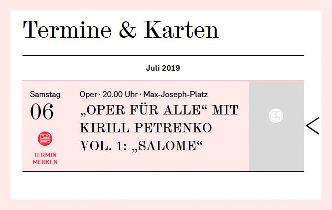 CITYGUIDEMUNICH's tweet photo. #BayrischeStaatsoper
#OPERfürALLE @bay_staatsoper #SALOME
#KirillPetrenko #EintrittFrei #MaxJosephPlatz
#MÜNCHEN #FESTSPIELE #FESTSPIELSOMMER ...
#CITYGUIDEMUNICH https://t.co/uV6hS8qL1Z