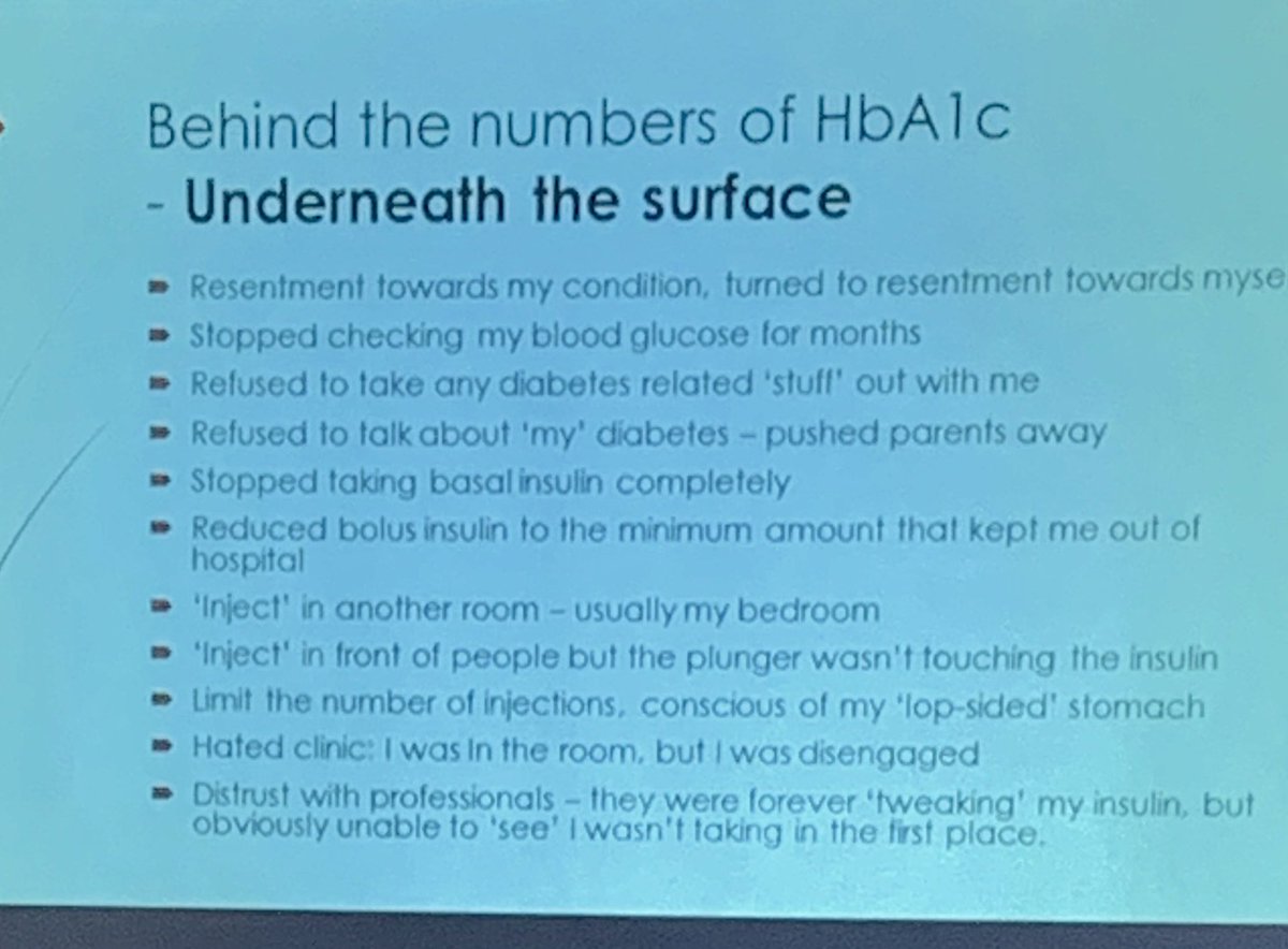 LisWarren's tweet image. @T1hurdles Behind the numbers... #HbA1c #ItsMissing #T1ED