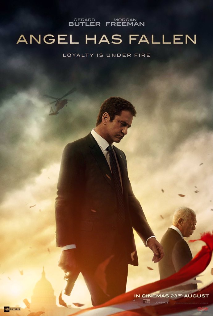 taran adarsh on Twitter: "Gerard Butler and Morgan Freeman... Third film in  the #OlympusHasFallen film series, following #OlympusHasFallen and  #LondonHasFallen... #AngelHasFallen to release in #India on 23 Aug 2019...  PVR Pictures and