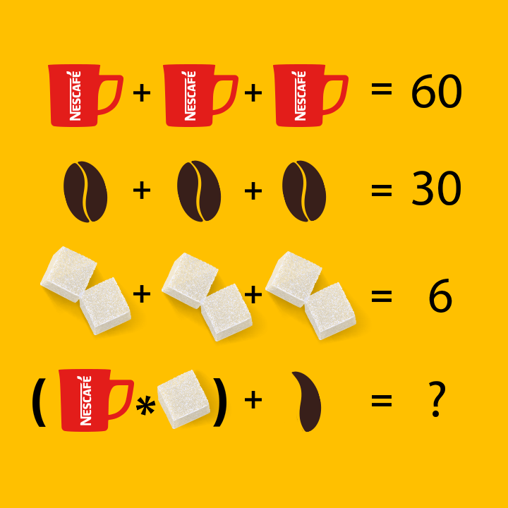 NescafeAfrica's tweet photo. Let’s see how quickly you can crack this. #Nescafé #GreatStartGreatDay #StartRightEndRight #Puzzles https://t.co/BS3sCFuMoH
