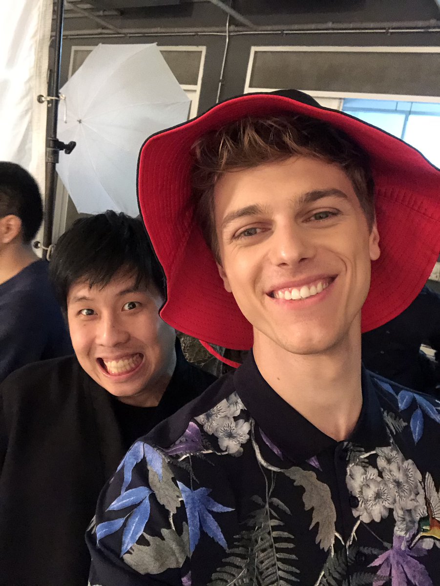 AaronZenin's tweet photo. From castings straight the  on set 🕴🏻#OnSet #Backstage #modeling #GANG https://t.co/8jBPHYMlBs