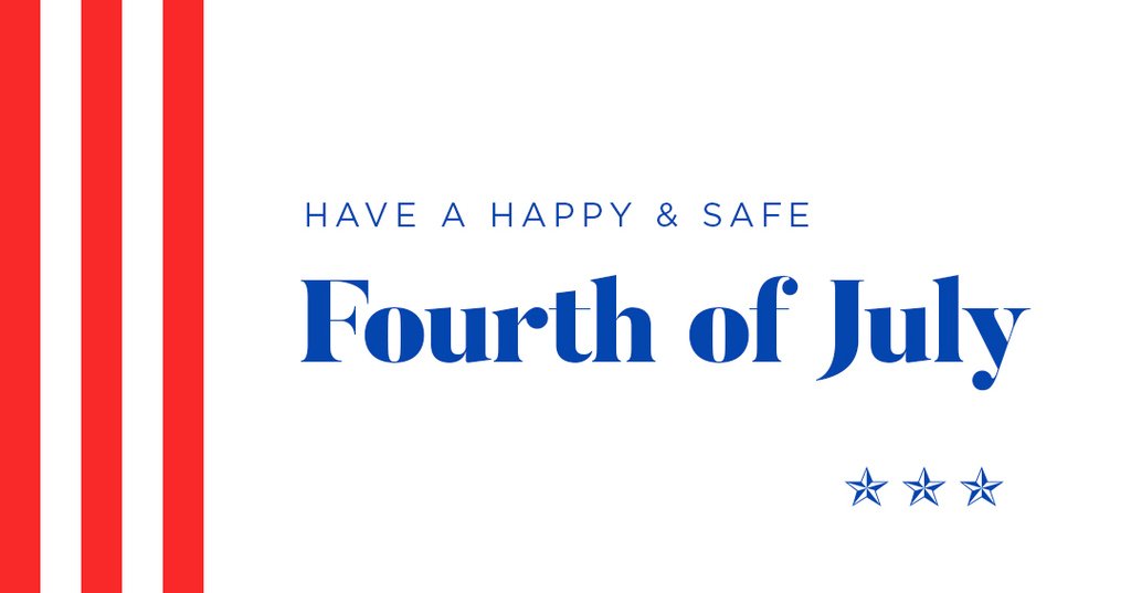 CrossWalkCC's tweet photo. 🎆Enjoy your Fourth of July, celebrating 243 of our nation's independence with friends and family!🎆

God bless! 

#sundayfunday  #sunday #weekend #love #sundayvibes #weekendvibes #4thofjuly #fourthofjuly #july4th #america #redwhiteandblue #independenceday https://t.co/XxJ7t5glPJ