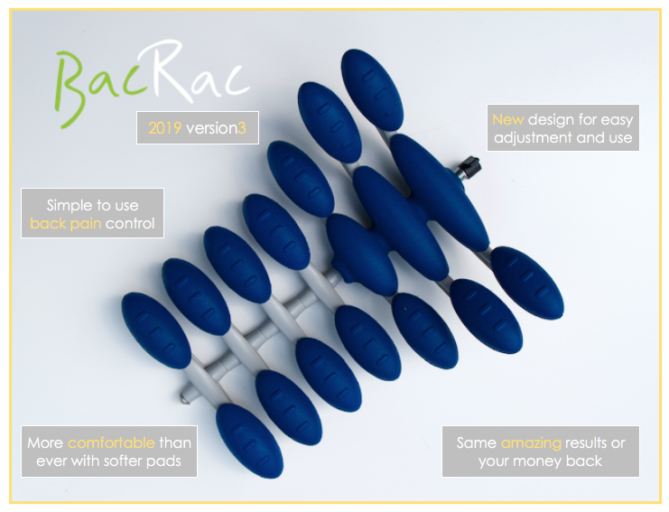 2019 version3 BacRac ..... its better, more comfortable, greener and still only £85.00 with free postage in the UK. #backpain #sciatica #lumbar