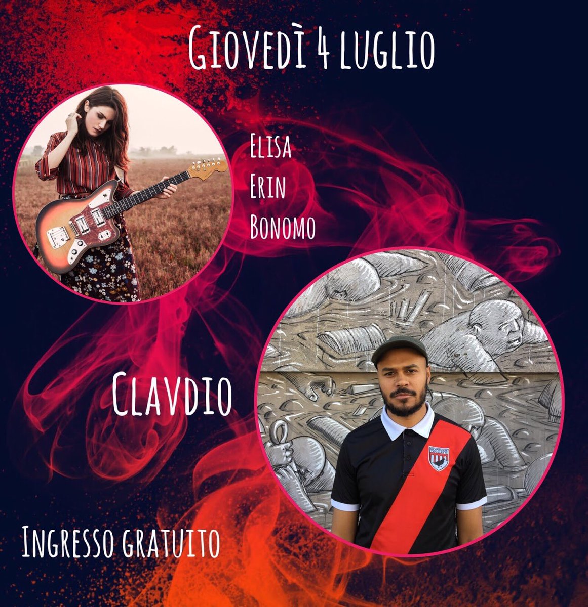 Musica Libera Tutti (@mlt_arcade) on Twitter photo Non vediamo l’ora di iniziare!
Ecco gli orari:
h 21:00 @ElisaBonomo - h 22:00 Clavdio Non vediamo l’ora di iniziare!
Ecco gli orari:
h 21:00 @ElisaBonomo - h 22:00 Clavdio