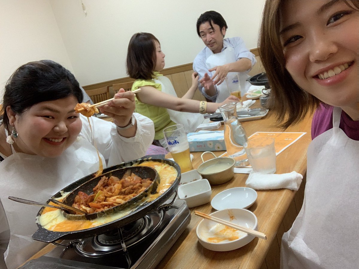 高森惟舞 Takamori Ibu V Twitter チーズタッカルビ 広島 韓国料理 流川 家庭食房アリラン