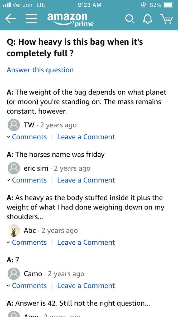 Who knew amazon had funny threads too