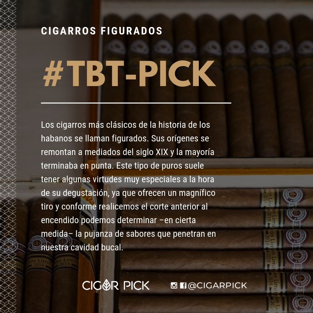 CigarPick's tweet photo. #TBTPICK - Sabías Que? Los cigarros más clásicos de la historia de los habanos se llaman figurados. #Cigaraficionado #Cigarlife #CubanCigars #Cigarpickers https://t.co/floE36yXCQ