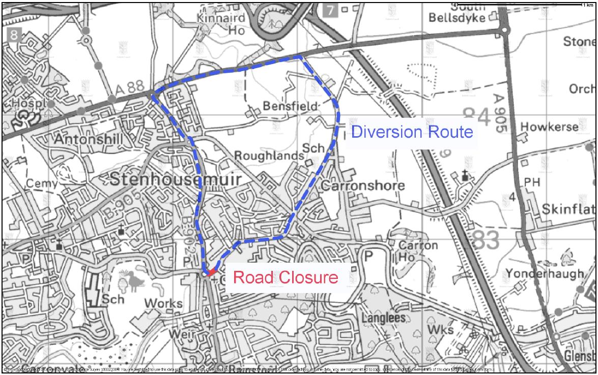FCRoads's tweet image. C116 Carronshore Road - from B902 Carron Roundabout to Carrongrove Road 
Carron 
ROAD CLOSURE 
When repair works are being undertaken from 08/07/19 to 26/07/19 
For carriageway resurfacing works 

Further details can be accessed via: tellmescotland.gov.uk/notices/falkir…