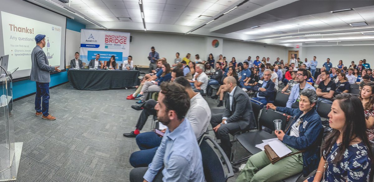 🔺DEMO DAY🔺 
#Didyouknow 
That out of the seven #startups in residence that we have in the program  just one of them was a non #HealthTech company. 
💥YES, this is #TRATO a platform where managing contacts made easy. 
Meet 🙋🏻‍♂️Ignacio Bermeo Tech-Engineer &amp; Lawyer.📌 CEO &amp; Founder