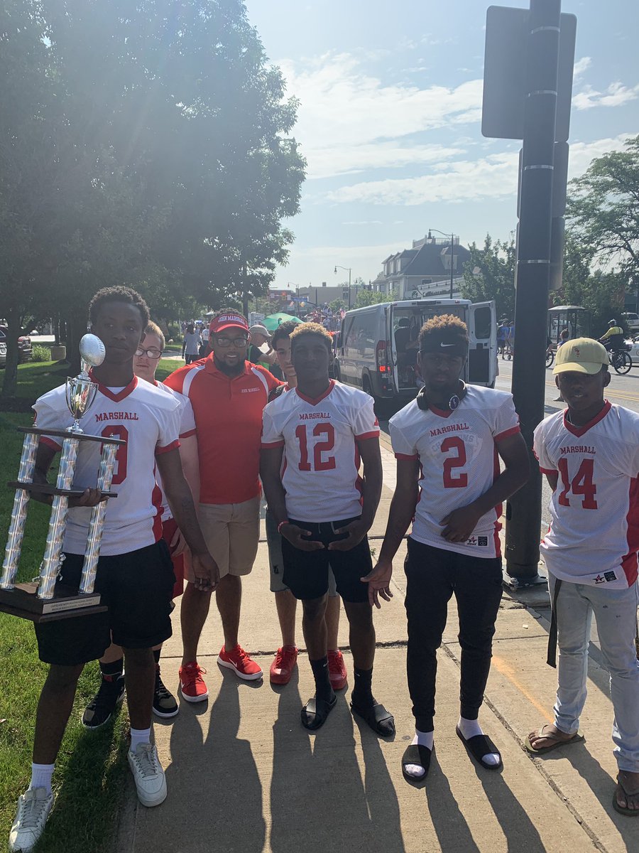 Lawyers at the West Park July 4th Parade #MarshallFootball