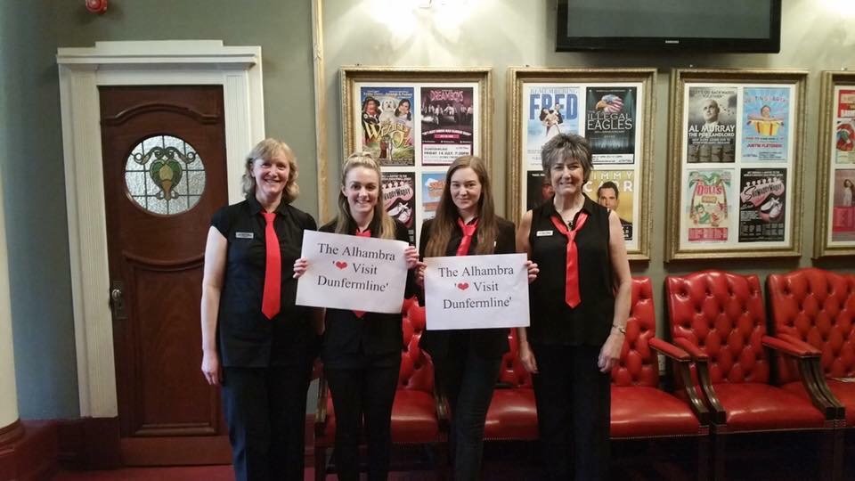 LoveDunfermline's tweet photo. Firing the #visitdunfermline and #Dunfermline ❤️ right back at you @GrantStottOnAir @AlhambraTheatre #MalocoandAssociates and #CafeFresh https://t.co/xsOuAjkdgu