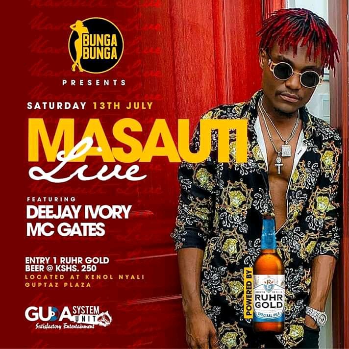 MartoValencia_'s tweet photo. Mombasa People Here Comes The Kenyan Boy 🌟MASAUTI LIVE 🌟
On Saturday 13Th July Inside Bunga Bunga Club{Nyali} Issaparty Mi Seh🔥
#RuhrGold
#MasautiLive
#GudaSystemUnit @christineguda @OfficialMasauti @djivory https://t.co/QwC7SGuCtb
