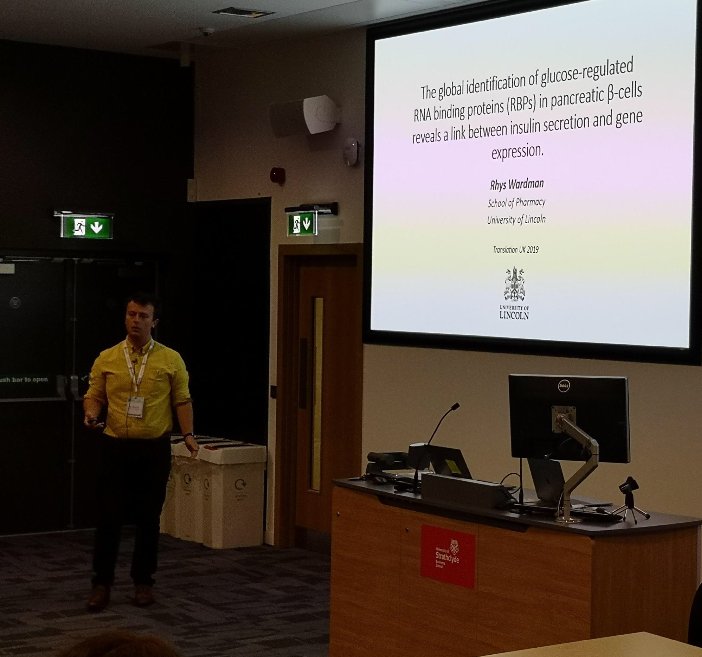 Great to present our work on Secretory RBPs at  Translation UK <a href="/BiochemSoc/">Biochemical Society</a> #BiochemEvent
