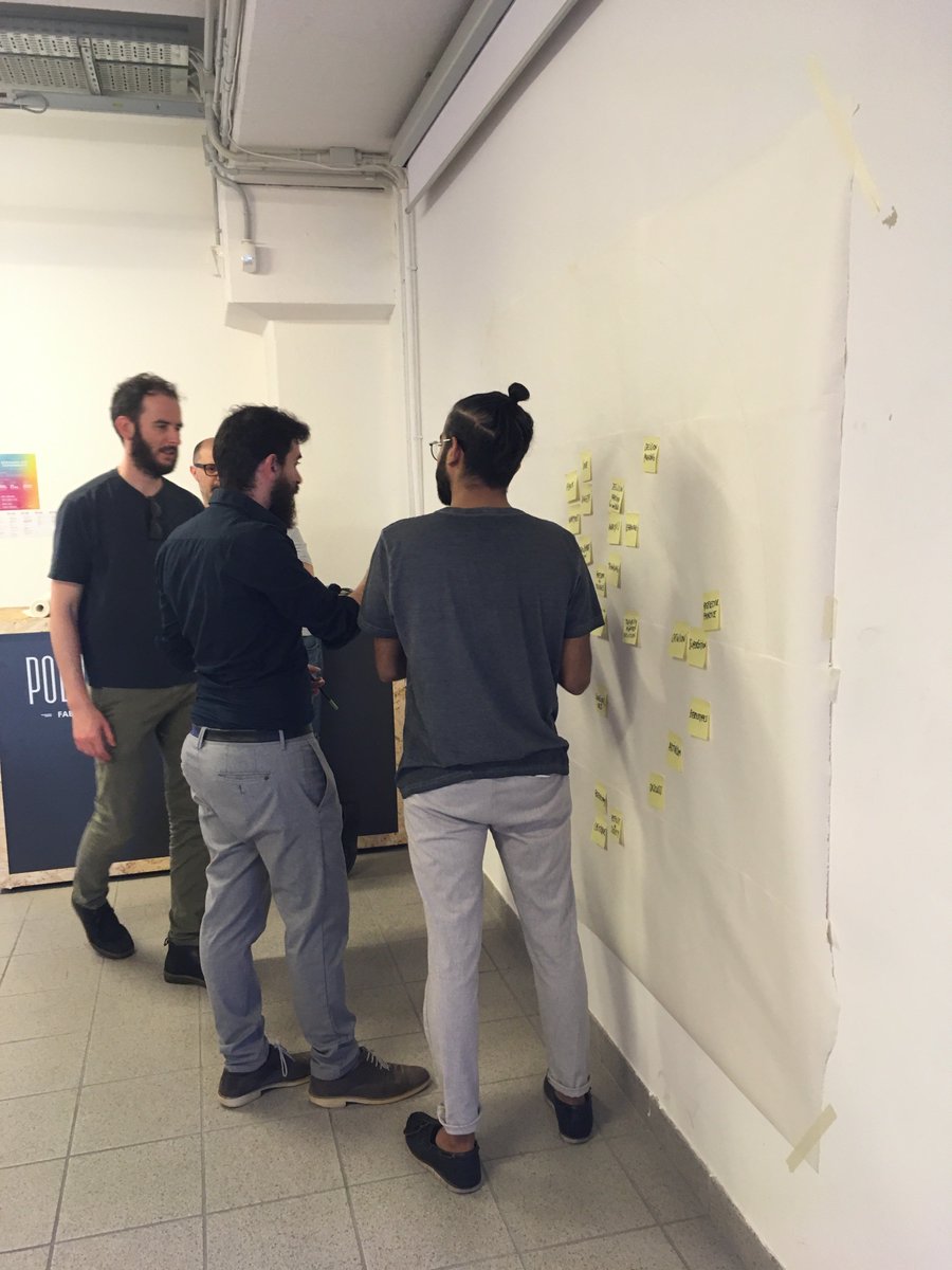 FIP_POLIMI's tweet photo. #designingrtdexperiemnts @polimi PhD #summerschool is getting really hot: thoughts, ideas, reflections, discussions are taking the space of @the_polifactory . stay tuned for the result of our @birgseva #systemorienteddesign #gigamapping activity https://t.co/2QN1IgOgYv