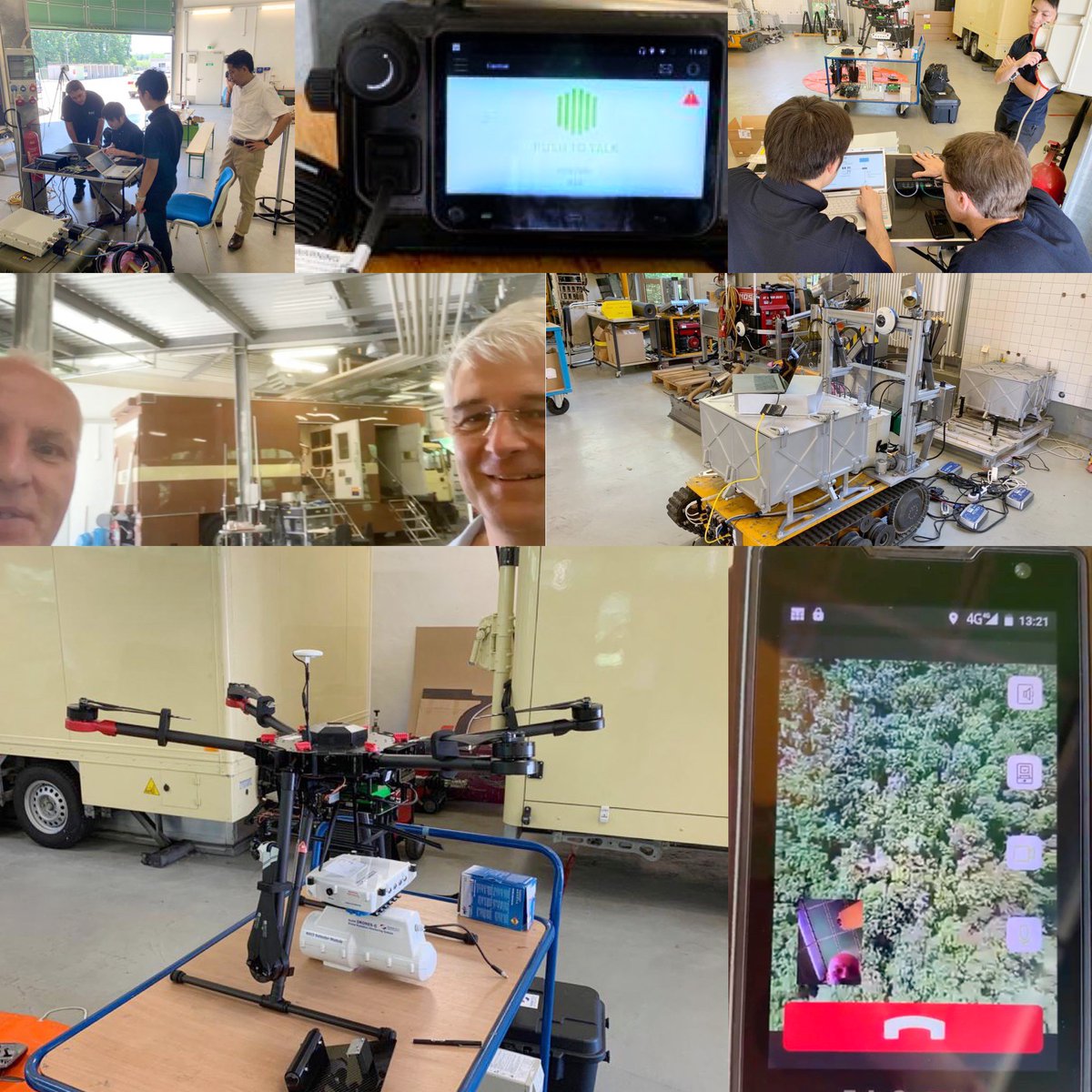 TASSTA_GmbH's tweet photo. JRC y TASSTA se unen nuevamente para mostrar a nuestros clientes magníficas soluciones. Para tener una idea de nuestros avances, hemos logrado y por primera vez, implementar Push-to-Video (PTV) en drones. #JRC #TASSTA #khg #lte #ptt #mcptt #mcvideo #drone #pushtovideo #ptv https://t.co/PNbgDjiqXq