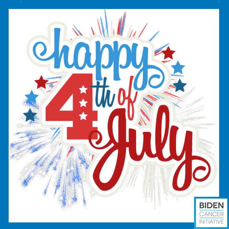 “The American, by nature, is optimistic. He is experimental, an inventor, and a builder who builds best when called upon to build greatly.” (John F. Kennedy) Happy 4th of July from @BidenCancer ! We hope you spend time with those you care for most. #4thofJuly