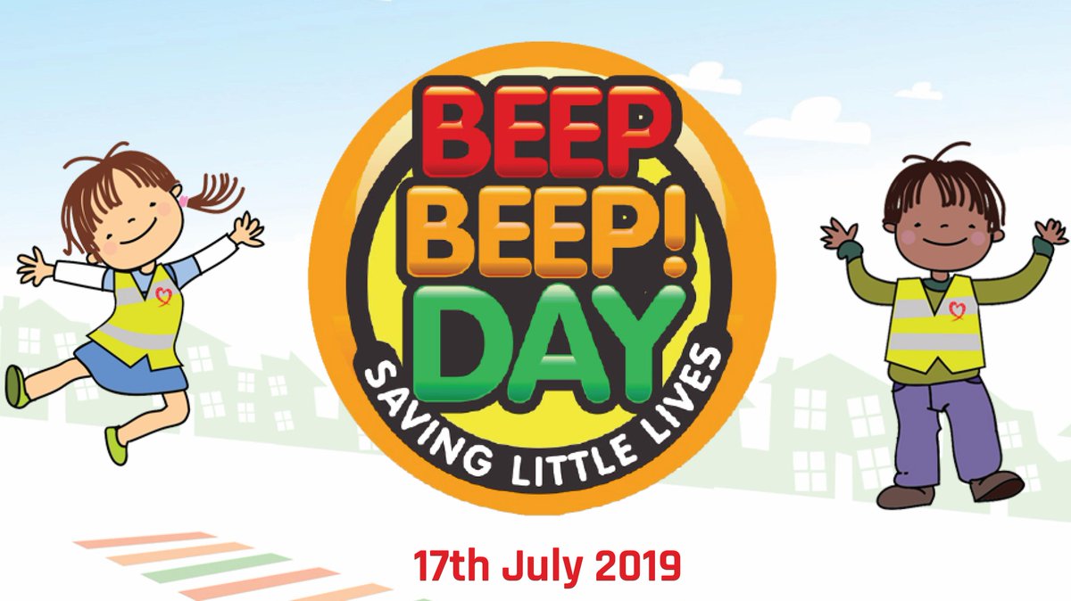 We're supporting the 'Beep Beep' day on 17th July 2019, to educate children on road safety. There is still time to sign up with @Brakecharity and help to save little lives! #BeepBeepDay #RoadSafety