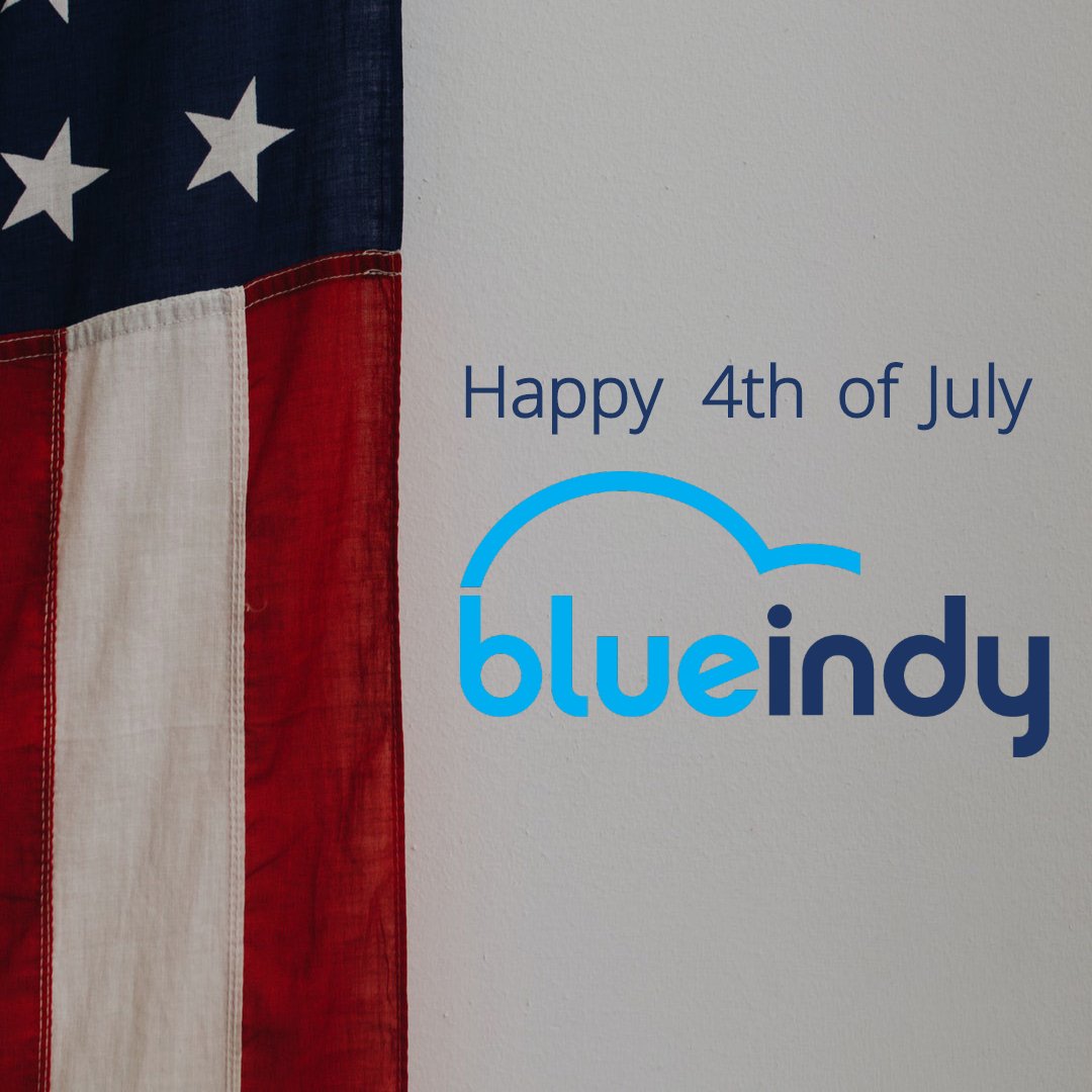 Live it up today, and celebrate! Happy 4th from BlueIndy 🚘 

#america #blueindy #happy4th #usa