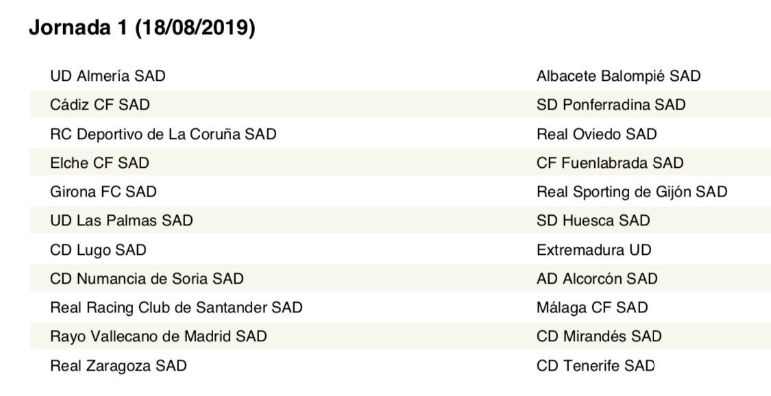 Primera jornada #Liga123 

Depor-Real Oviedo, Girona-Sporting, Racing-Málaga...