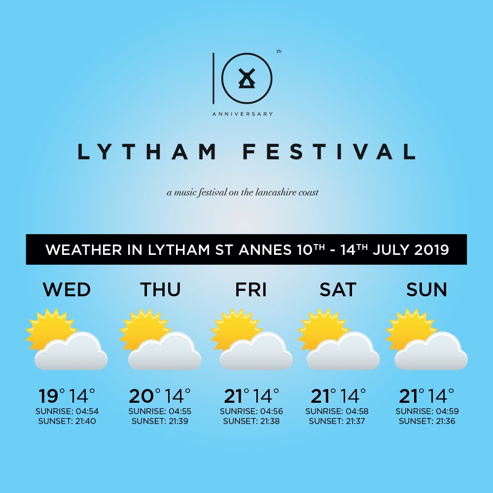 LythamFestival's tweet image. The Sun is shining as we prepare for our 10th Anniversary Celebrations! ☀️😎 #LF10