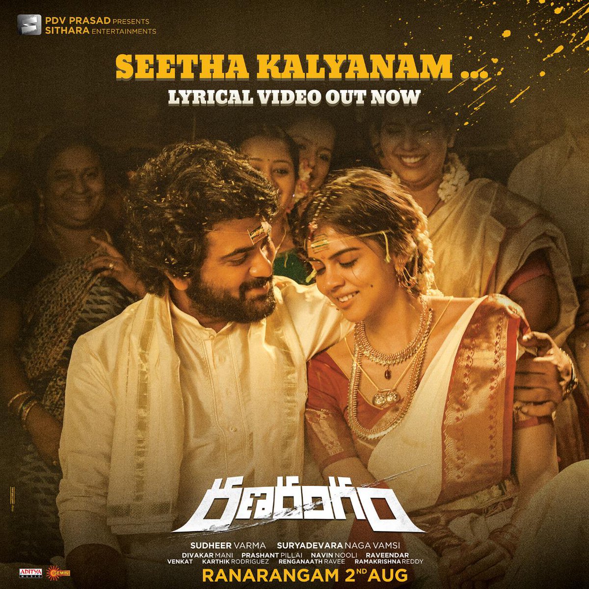 SureshPRO_'s tweet photo. #RanarangamFirstSingle, #SeethaKalyanam is here

https://t.co/y2G7op1rra 

#Sharwanand @kalyanipriyan @sudheerkvarma @vamsi84 https://t.co/mK6BwMYX9y