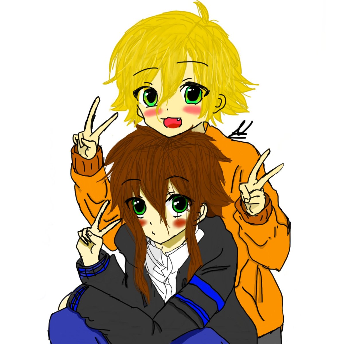 drawingb33s's tweet photo. Hat jemand hat jemand #germanletsdado bestellt? Hier 😂
Jemand hat mich gefragt ob ich @GermanLetsPlay und @maudado malen könnte. Hab ein Boy Boy Anime Bild aus dem Internet geholt und fand das mega süß *w* (saß ca 3-4 Stunden daran...) https://t.co/iDyAxhyjzu