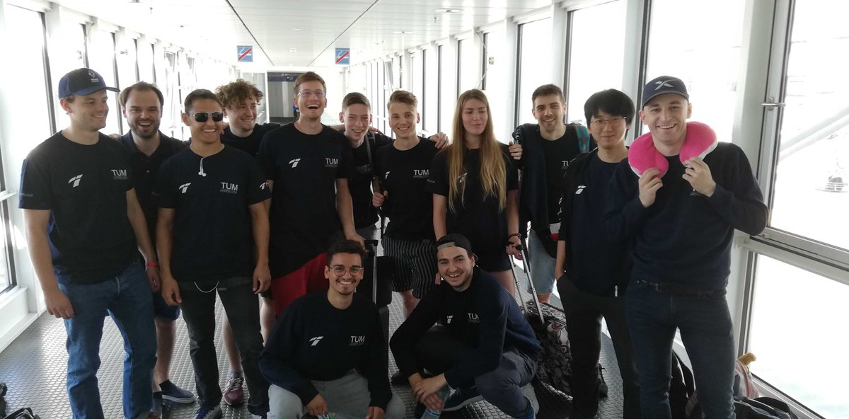 TUM_Hyperloop's tweet image. And we are off! The first batch of our team is now flying to LA ✈️ By arriving before the competition, we ensure that we receive the pod on time, set up our workshop and make all final preparations. We are excited for the hard work and the adventures that await us in the US!