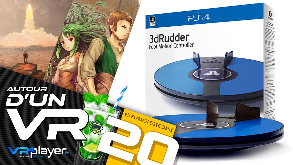 VR4Player's tweet photo. #PlayStationVR #PSVR #VR #Podcast #3dRudder #VirtualReality #RealiteVirtuelle #MarsAlive #Medusa #VRgaming
PlayStation VR : Podcast 20, saison finale avec le 3dRudder
https://t.co/CjUgQQc9BS https://t.co/EZ5YAcGtWN