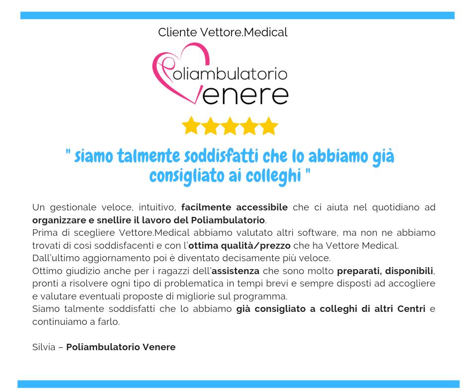 VettoreMedical's tweet photo. Nuova testimonianza del Poliambulatorio Venere prima di scegliere hanno visto altri #software ma non ne hanno trovati di così soddisfacenti. Un programma con ottima qualità/prezzo, assistenza sempre disponibile, facile, veloce per organizzare il lavoro del #Poliambulatorio 😍 https://t.co/k1yiOKAJSN
