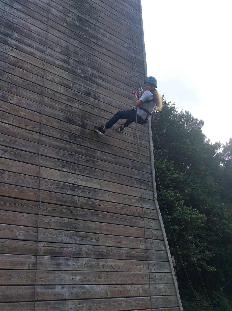 CSharplesSport's tweet photo. We faced our fears! #abseiling #PGL #notaproblem https://t.co/MBrOSKVwhp