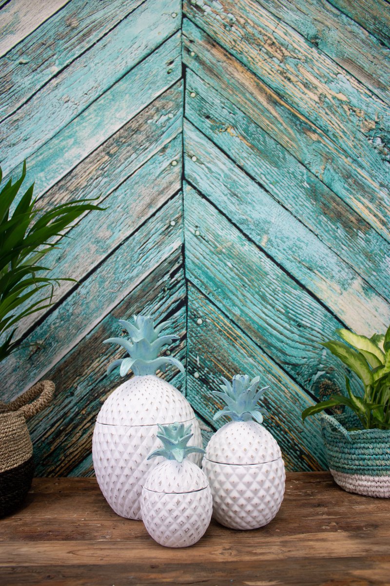 Get summer ready with these #handpainted Pineapple storage jars! ⠀⠀
#duskfurniture #homeaccessories #pineapple