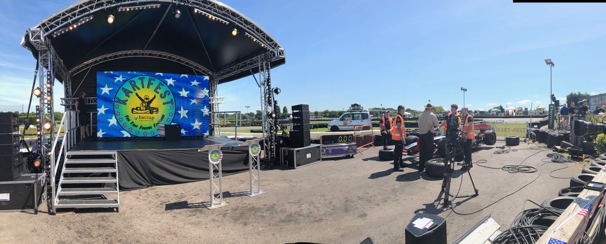 ips_impact's tweet photo. IPS Arc roof Ready to race with @BackupCharity at #kartfest 2019 #summerstaging https://t.co/IQIaiaCDkx