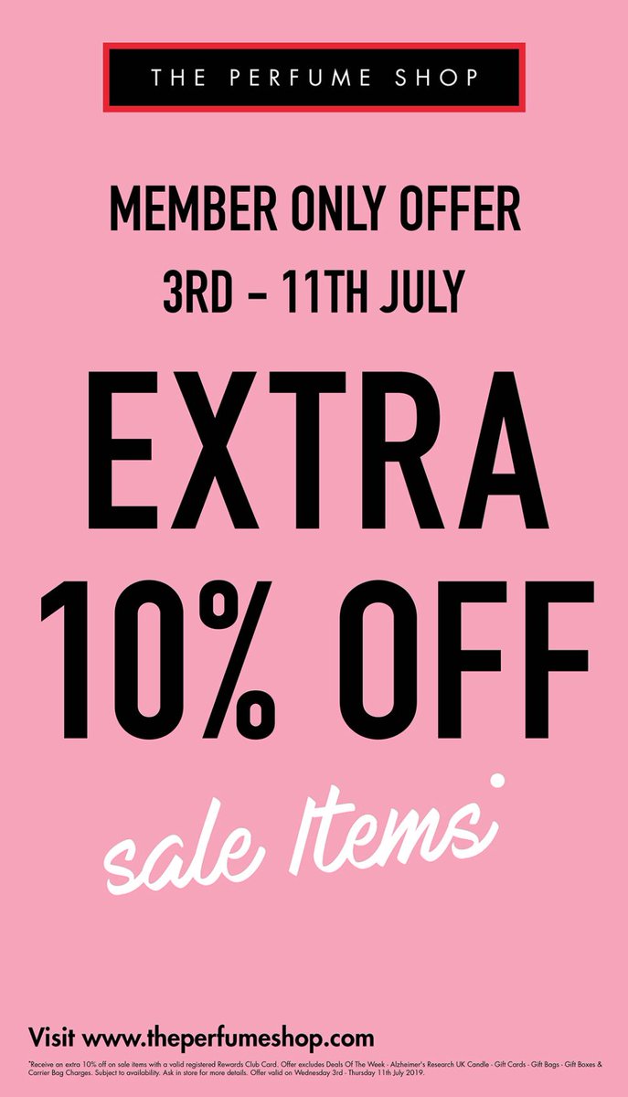 TpsBasildon's tweet photo. ✨ MEMBERS ONLY ✨

3rd-11th July- receive an extra 10% off all sale items.

Haven’t got a points card? Don’t worry we will sign you up! https://t.co/iGkKqYhwR6