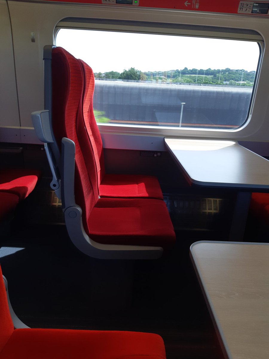 First journey on an <a href="/LNER/">London North Eastern Railway</a> Azuma. Quiet, smooth, good air con, bright and airy. Seat res displays very clear. BUT, and a big BUT, these seats. OMG! So so so uncomfy. Absolutely rock hard, no padding &amp; very strange shaped painful back rest 😖Can't cope with these for long journeys.